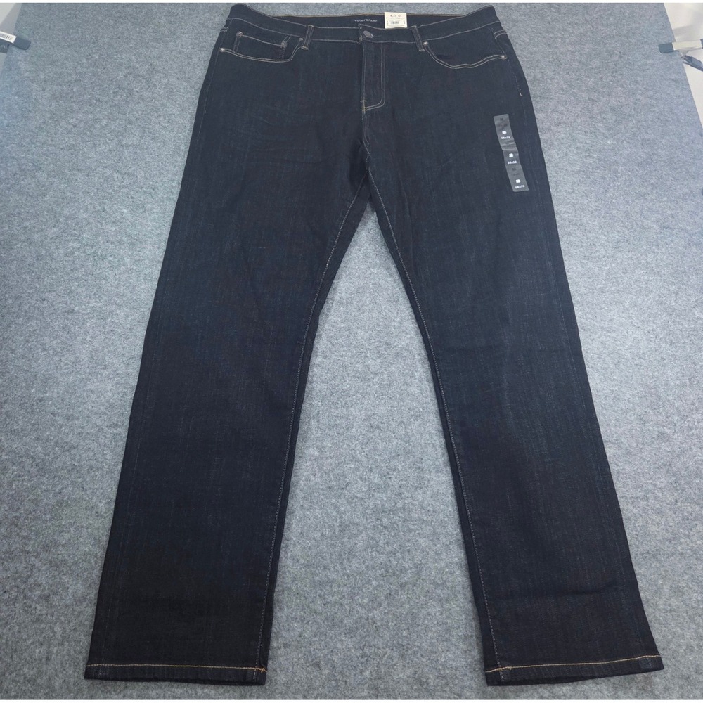Lucky Brand 410 Athletic Straight Jeans Mens 38x32 NWT Coolmax Dark Wash Stretch